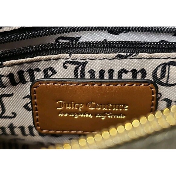 JUICY COUTURE Bag Bestsellers Fame Satchel w/ Crossbody Strap, Black Quilted NWT - Picture 9 of 9